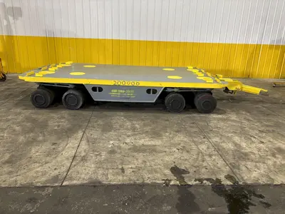 200,000 LBS x 144" x 78" HEAVY DUTY ROLLING TRANSFER CART: YOBRO #23996