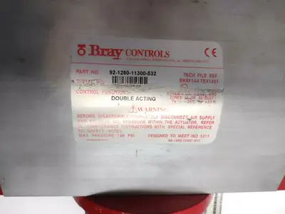Used Bray Controls Double Acting Pneumatic Actuator Rotary Actuators Michigan US | Maverick Industrial Sales #1483147