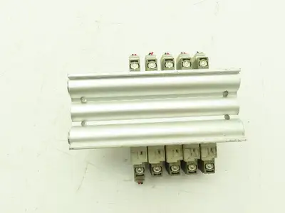 SMC 5 SMC 30-SY5320-5HZ-C8 Solenoid Valves On A Valve Block 24VDC Coils