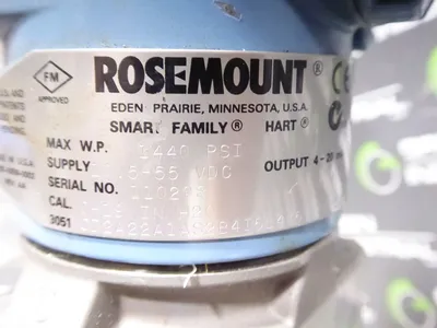 Rosemount 3051CD2A22A1AS2B4I5L4M5 Differential Pressure Transmitter 1440 PSI xzW Used