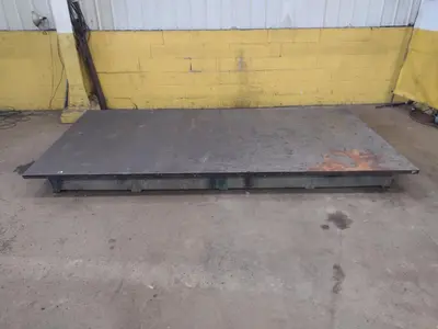12' X 6' STEEL LAYOUT TABLE PLATE: STOCK #23783