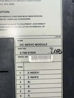 CINCINNATI MILACRON 3-700-0155A Electrical/PLC/Automation | ESS Industrial Equipment Sales (8)