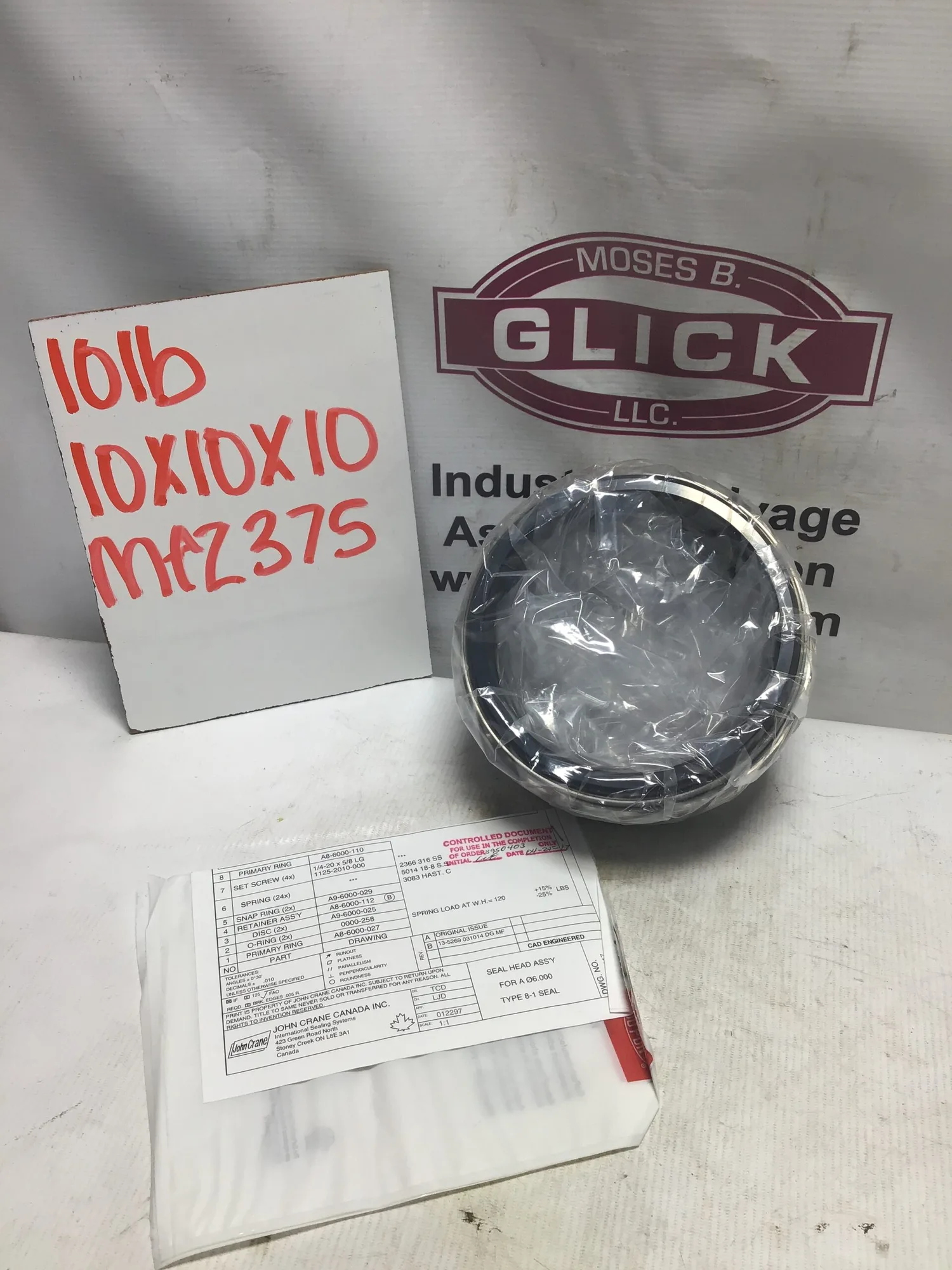 John Crane Seal Head Assy for a 06,000 Type 8-1 Seal