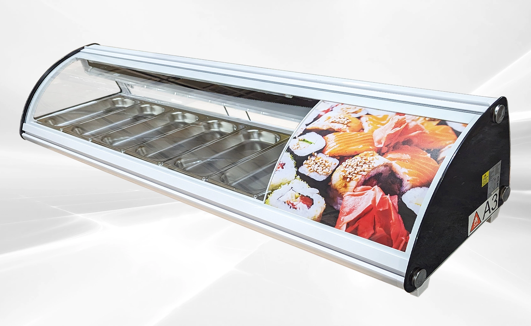 171-0309 59" Self Contained Sushi Display Cooler Case