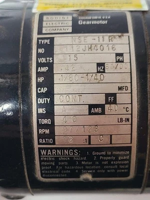 USED Bodine 64554645645654645645