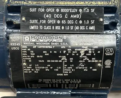 Used MARATHON AVF143TTTN16578AA Industrial Controls Ohio US | Surplus Asset Holdings #1243148