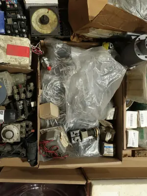 5 PALLETS OF ASSORTED ELECTRICAL AND COMPONENTS