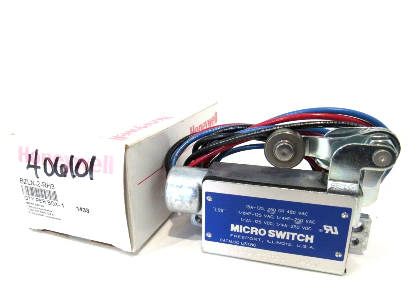 NEW HONEYWELL BZLN-2-RH3 LIMIT SWITCH BZLN2RH3