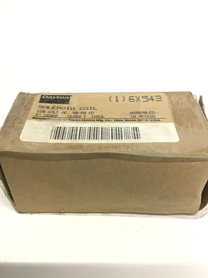 Dayton 6X543 Solenoid Valve Coil 6″ Class F 120 V AC