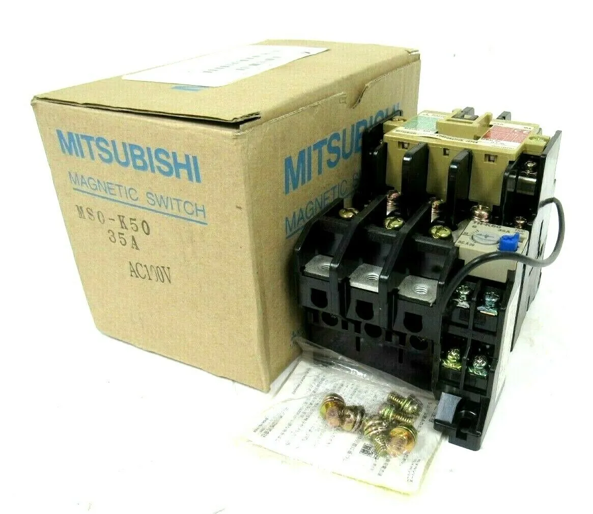 NEW MITSUBISHI MSO-K50 MAGNETIC CONTACTOR MSOK50 MS0-K50 S-K50