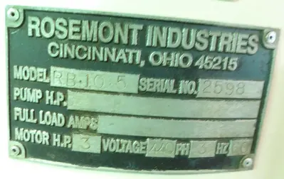USED ROSEMONT RB-10-5
