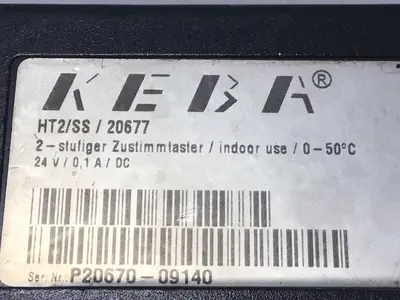 USED KEBA HT2/SS/20677