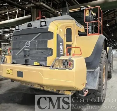 USED 2023 VOLVO L260H WHEEL LOADER WITH LOG FORKS
