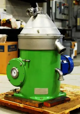 SPX Seital SE 113 TOV self-cleaning hermetic clarifier, 304SS.