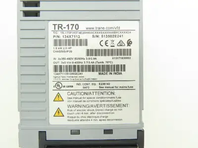 Used TRANE _UNKNOWN_ Variable Speed Drives Indiana US | Arrow Industrial #1445173