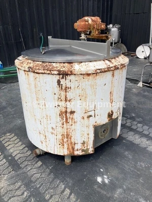 100 GALLON STAINLESS STEEL ATMOSPHERIC JACKETED PROCESSOR