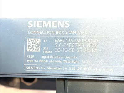 USED SIEMENS SIMATIC HMI MOBILE PANEL CONNECTION BOX