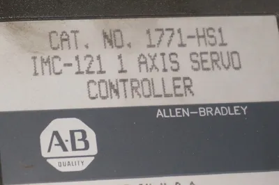 ALLEN BRADLEY 1771-HS1 SERVO CONTROLLER IMC-121 1771HS1