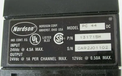 NEW NORDSON NORDSON 131715H PC44