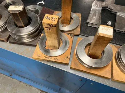 1969 STANAT 8" x 3" s-190 RING SLITTING LINE (14536) SLITTING LINES | Machinery International LLC (44)