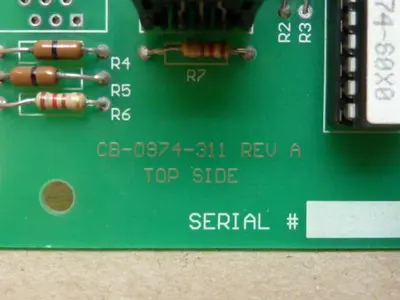 USED STATIC CONTROL SYSTEMS CB-0974-311