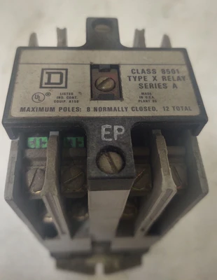 🔥(2 PCS Lot) Square D Class 8501 Control Relay, Form FP Series A, 24V Coil