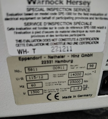 Used EPPENDORF _UNKNOWN_ Lab Centrifuges California US | Biotech Equipment Sales #1464357