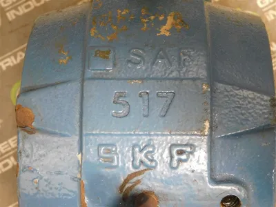 SFK SAF 517 Split Pillow Block Housing 150mm Bearing Seat Dia. Rusty Used
