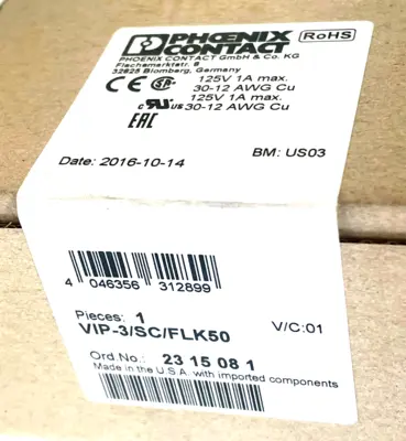 NEW PHOENIX CONTACT 23 15 08 1 INTERFACE MODULE 2315081 VIP-3/SC/FLK50