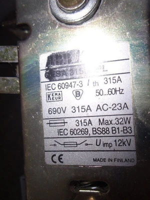 USED ABB ABB OESA-315B3PL