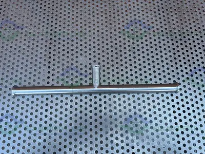 USED LOT OF 2 - UNBRANDED 316 STAINLESS STEEL TEE  W/ 3/4" SANITARY FITTING