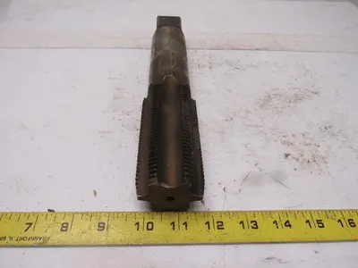 Greenfield 1-15/16"-8 Plug Tap 6 Flute HSS 4" Flute Length 10" OAL