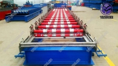 15m/min Trapezoid Roof Sheet Roll Forming Machine in China