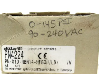 NEW EFECTOR PN-010-RBN14-HFBOW/LS/ /V