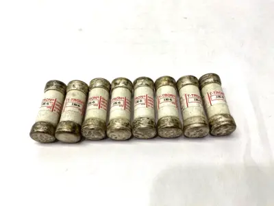 USED COOPER BUSSMANN T-TRON FAST-ACTING FUSE CLASS T 600VAC 6A LOT OF 8