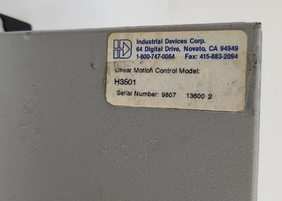 USED Industrial Devices Corporation H3501