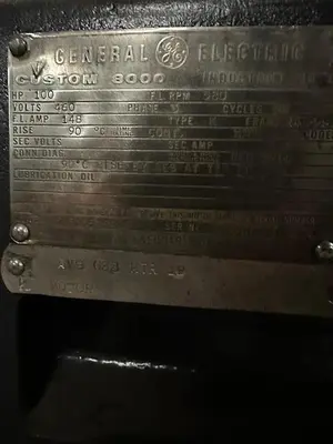 USED GE INDUCTION MOTOR