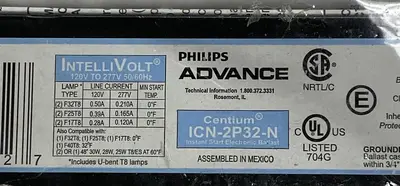 Used PHILIPS ADVANCE ICN-2P32-N Lighting Ohio US | Surplus Asset Holdings #1245637
