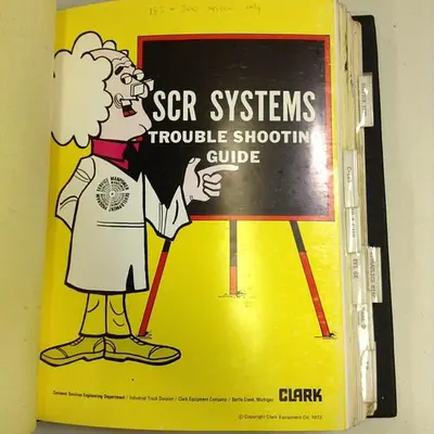 USED CLARK EQUIPMENT SCR MANUALS