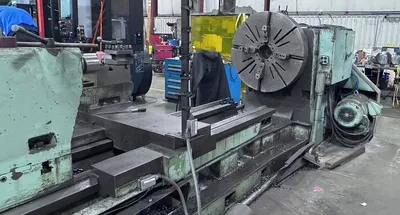 TUDA JUMBO 48" x 20' LATHES, GAP, SLIDING BED | T.R. Wigglesworth Machinery Co. (2)