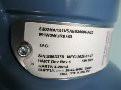 NEW Rosemount 5302 HA1S1V5AE0300RAE5M1W3WUR8743