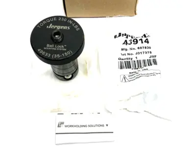 NEW JERGENS BALL LOCK® FAST ACTING SHANK 35MM X 1.50 STANDARD, BLS-35-150