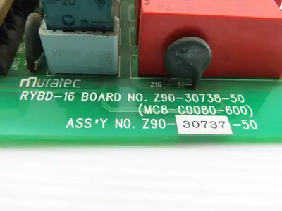 Fanuc Muratec Z90-30738-50 30737 RYBD-16 Control Board PCB