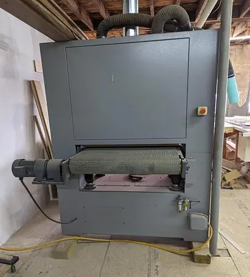 USED BOARK BKM-37K, 37" SINGLE-HEAD WIDE-BELT SANDER