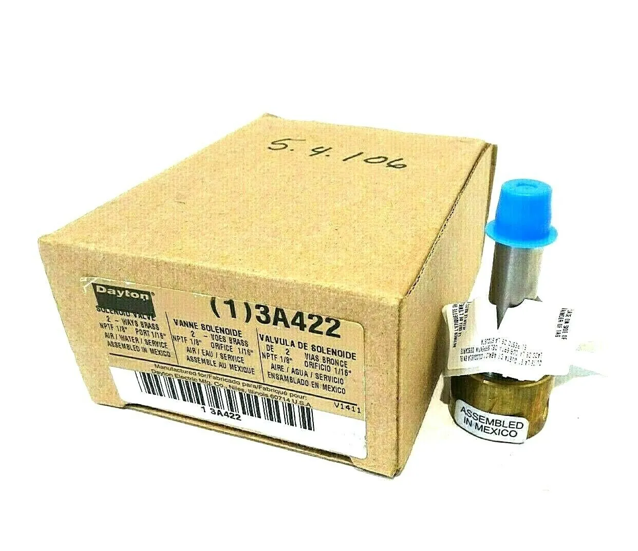 NEW DAYTON 3A422 SOLENOID VALVE