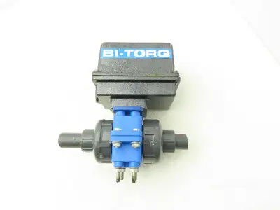Bi-Torq 3/4" PVC Ball Valve 2-Way 115V Electric Actuator IC-3PS-07-100-E-A-4