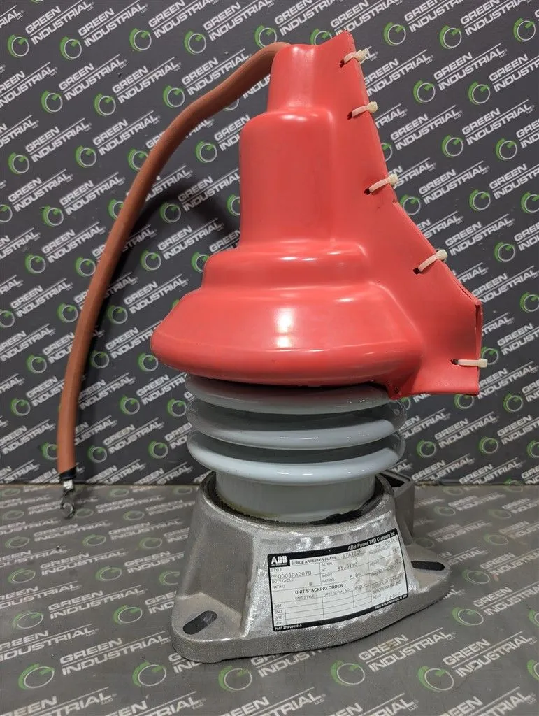 ABB Q008PA007B Station Class Surge Arrestor Type EXLIM Q 6.80 MCOV 16kA Used