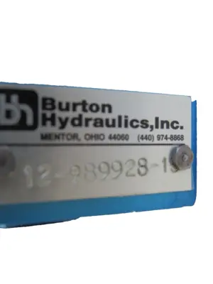 NEW BURTON HYDRAULICS 12-989928-15 PRESSURE RELIEF VALVE 1298992815