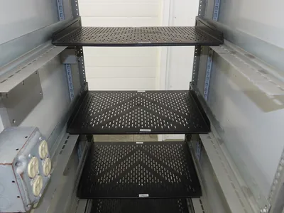 Hoffman Electrical Enclosure Server Rack Cabinet 19" ID Wide Air Cooled 76" H