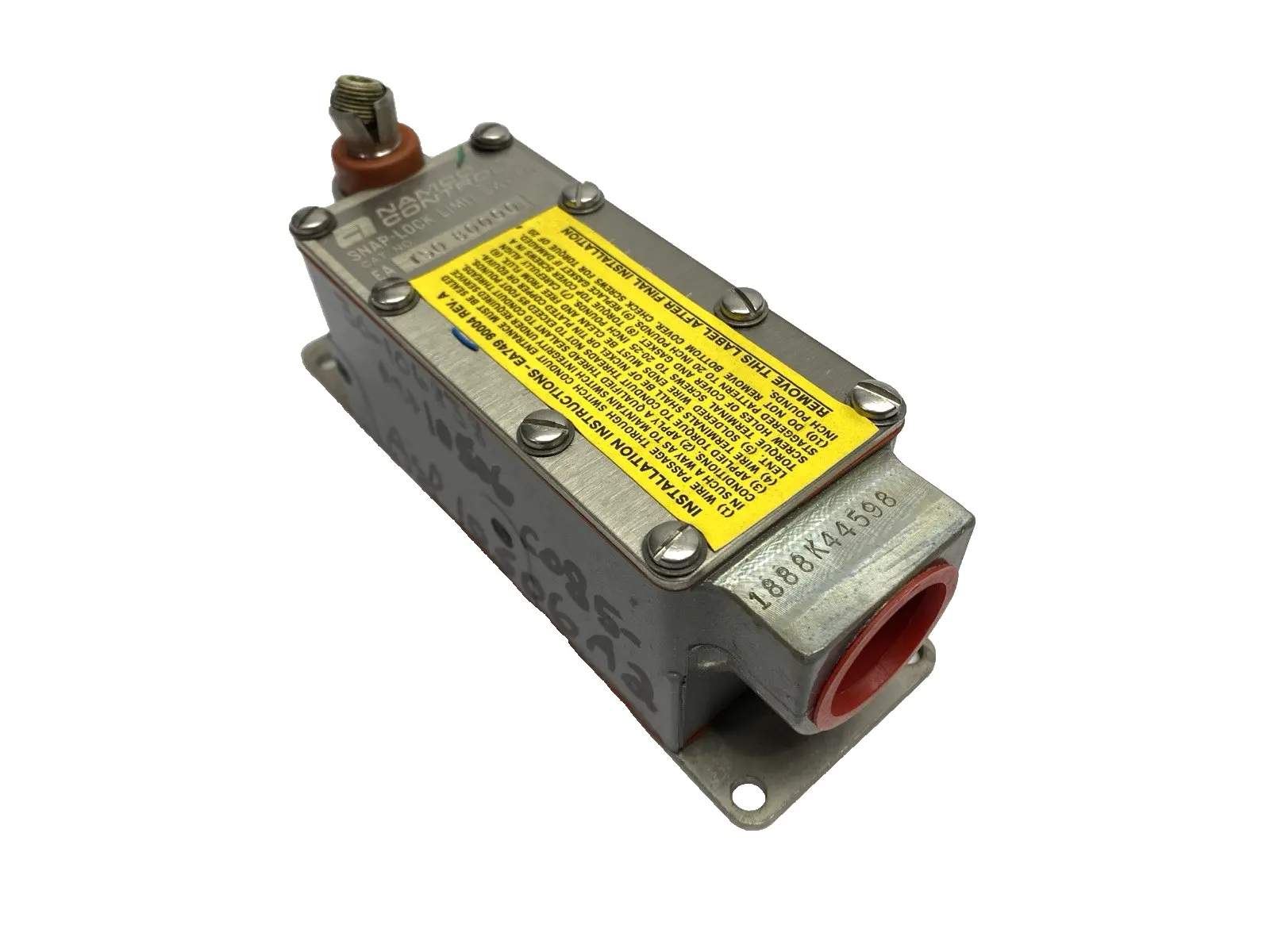 Namco Controls EA750 80000 Snap-Lock Limit Switch BENT SHAFT - For parts or not working